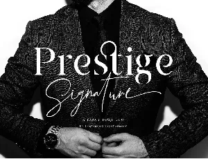 Prestige Signature Script Demo font