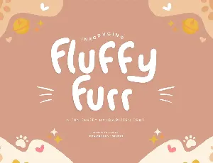 Fluffy Furr font