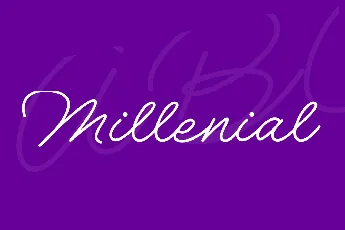 Millenial font