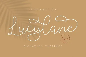 Lucylane font