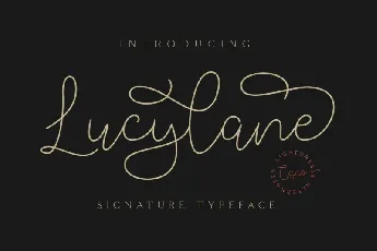 Lucylane font