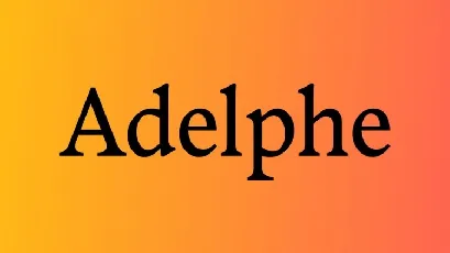 Adelphe Family font