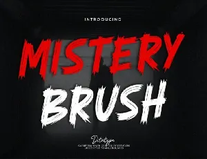 Mistery Brush font