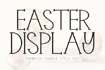 Easter Display Typeface font