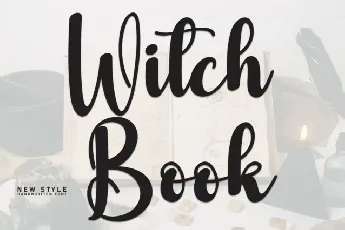 Witch Book Script font