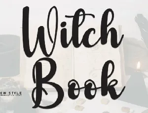Witch Book Script font