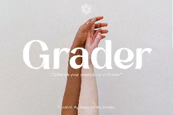 Grader font