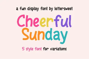 Cheerful Sunday FREE font