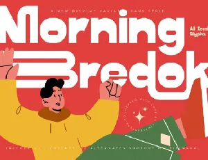 Morning Bredok Sans Serif font