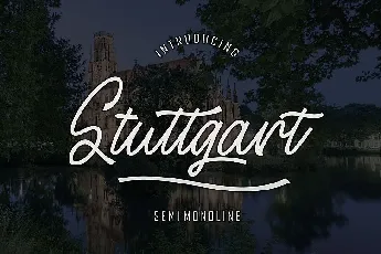 Stuttgart Handwritten font