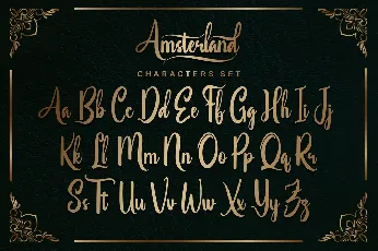 Amsterland font