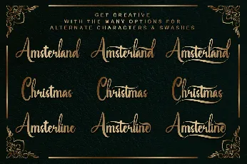 Amsterland font