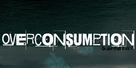 Overconsumption font