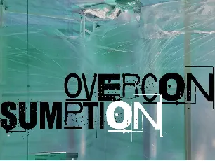 Overconsumption font