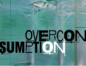 Overconsumption font