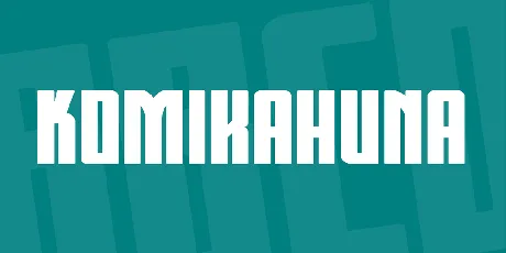 Komikahuna font