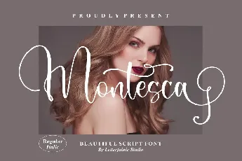 Montesca font