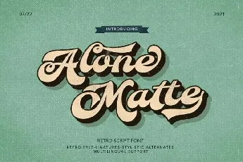 Alone Mate font