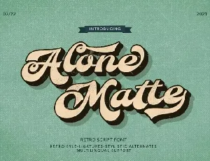 Alone Mate font