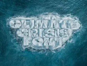 Climate Crisis Display font