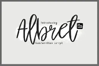 Albret Handwritten font