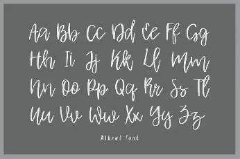 Albret Handwritten font