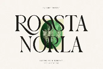 Rossta Norla font