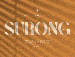 Surong font