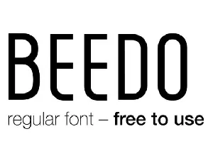 Beedo Free Display Sans font