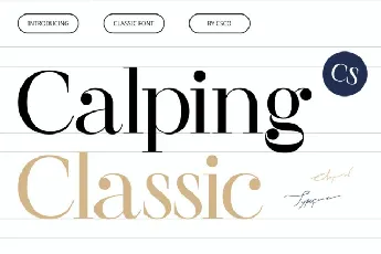 CS Calping font