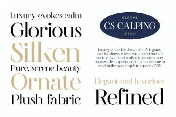 CS Calping font