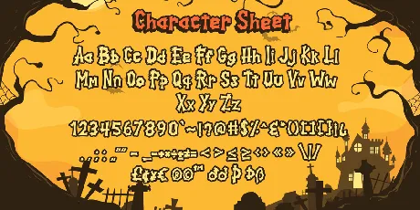 Spooky Hill font