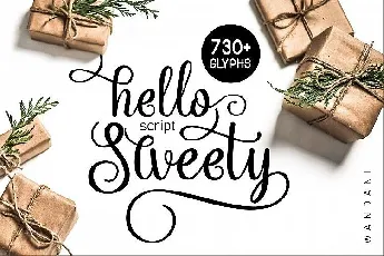 Hello Sweety Script font