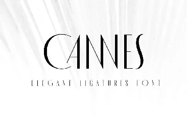 MADE Cannes font