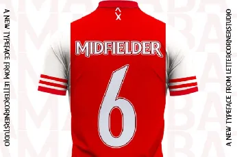 Midfielder font