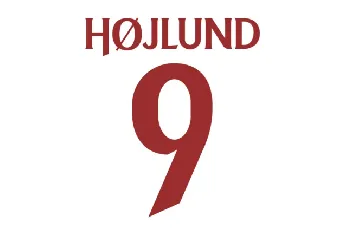 Midfielder font