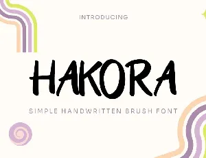 HAKORA font