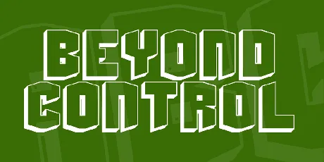 Beyond Control font