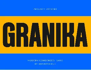 Granika font