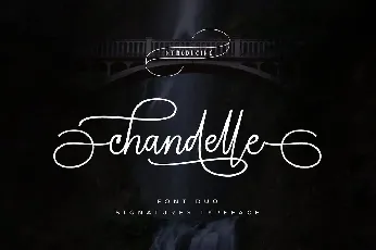 Chandelle Signature font