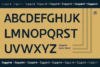 Coppint font