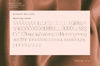 Delicate Elegance font