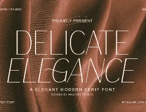 Delicate Elegance font