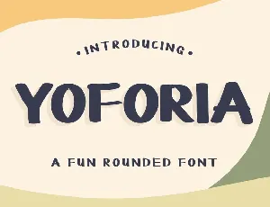 YOFORIA Rounded font