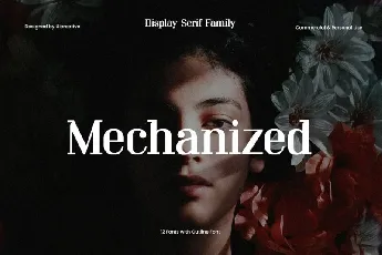 Mechanized Family font