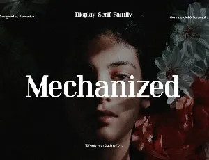 Mechanized Family font