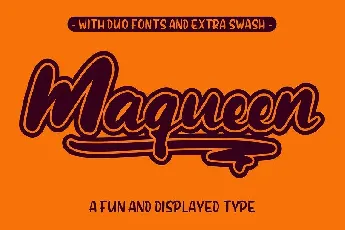 Maqueen Display font