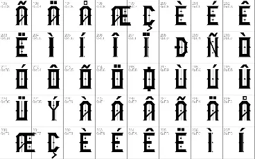 SADISH font