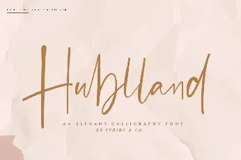 Hublland font