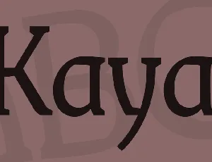 Kaya font